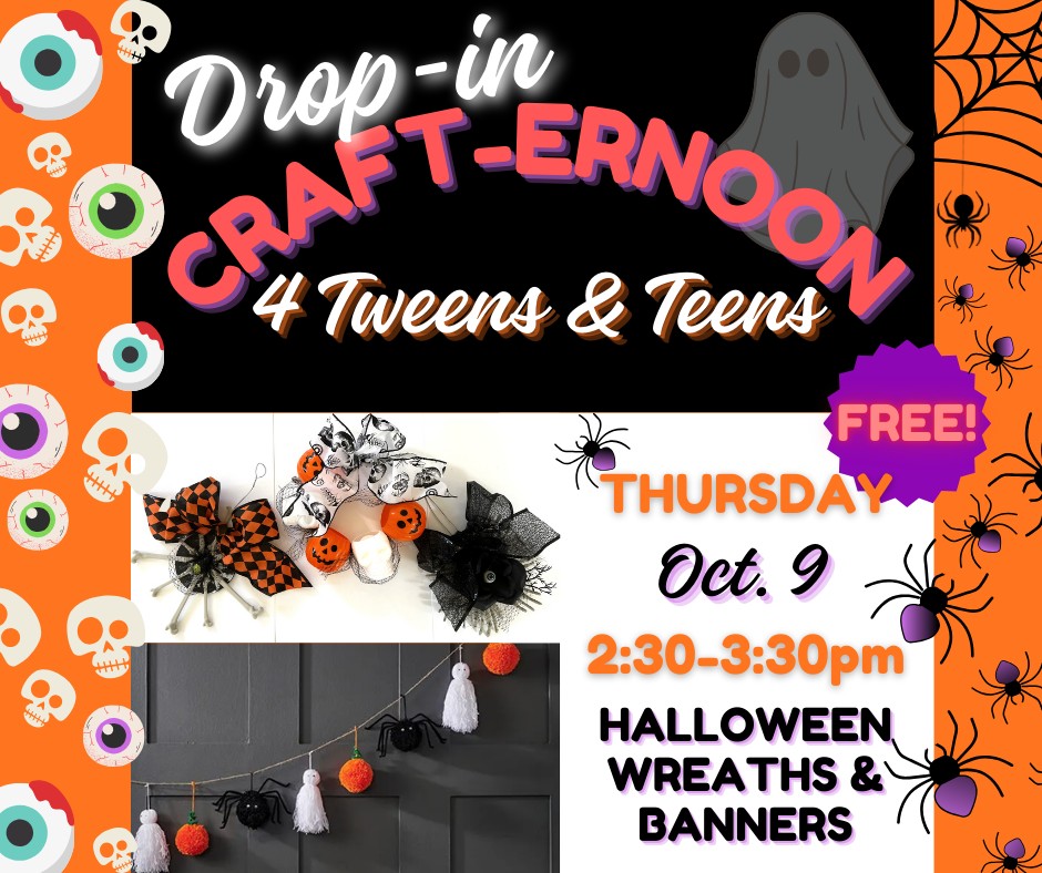 Crafternoon Halloween Wreaths & Bann