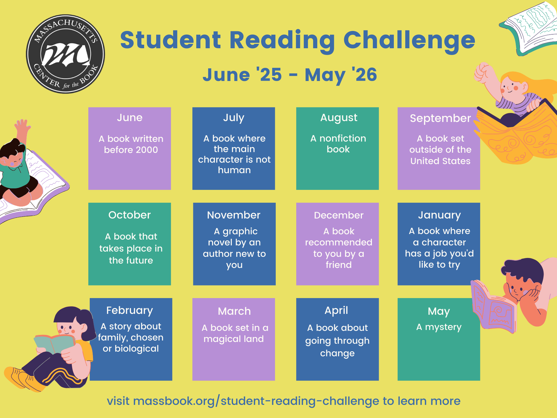 Student Reading Challenge Flier