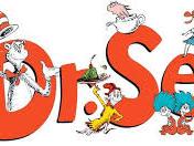 Dr. Seuss name with various characters interspersed