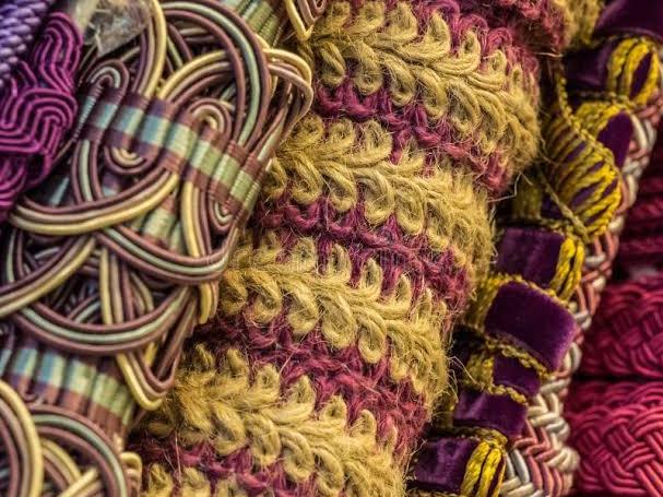 Picture of fabric, yarn
