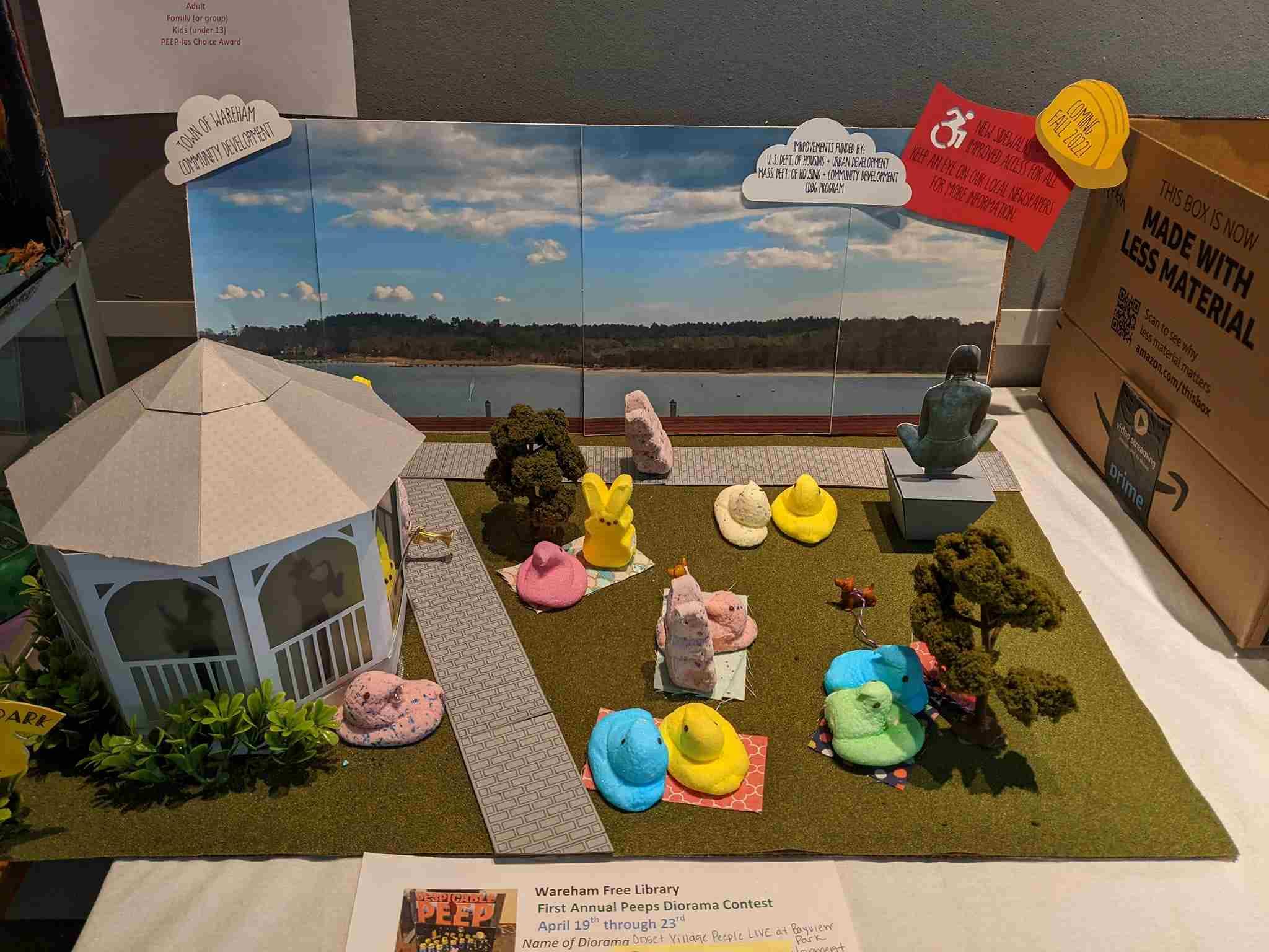 Peeps Diorama of Lopes Park in Onset