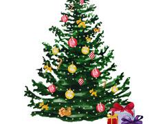 Picture of a decorated Christmas Tree