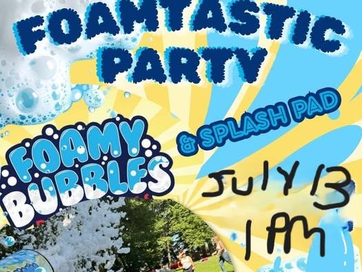 Foamtastic Party Flyer 
